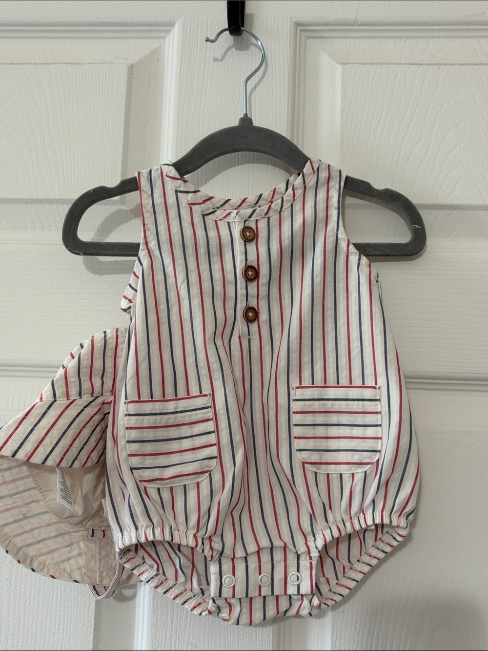 Carter's Striped Baby Romper